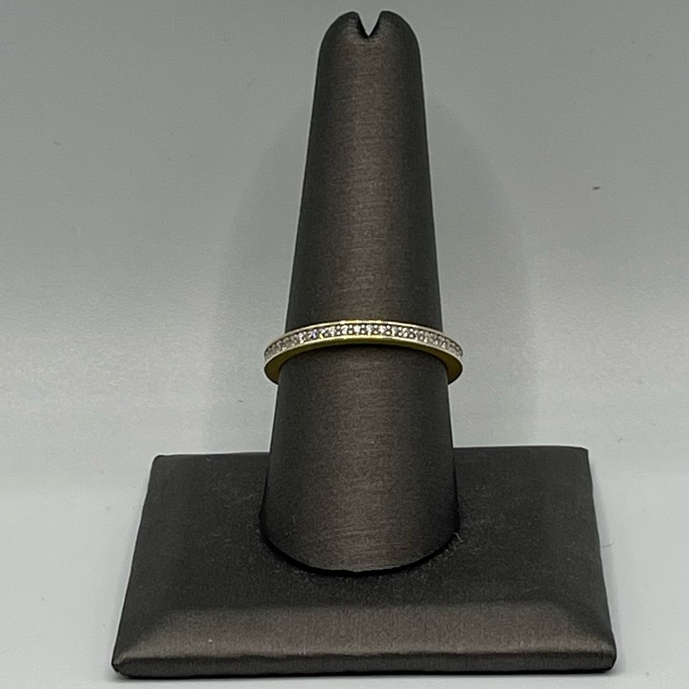 Freida Rothman Stacking Ring with CZ Stones